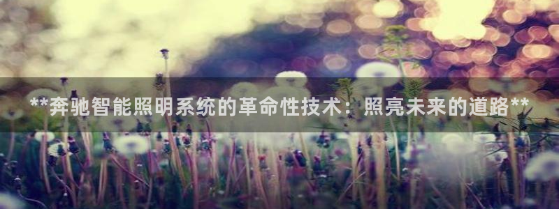 **奔驰智能照明系统的革命性技术:照亮未来的道路**