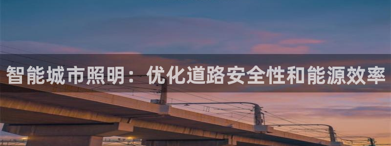 智能城市照明:优化道路安全性和能源效率